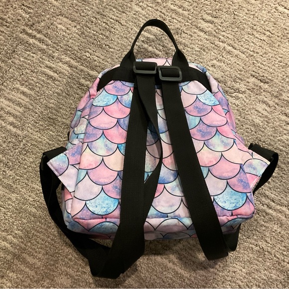 Colorful Mermaid Scale Mini Backpack - Picture 2 of 5
